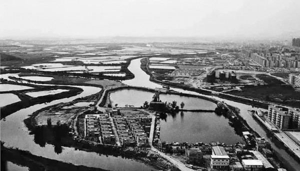 1980年代深圳深港分界河深圳河