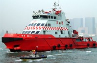 ヴィクトリア ハーバー特集６・消防艇「Fireboat」