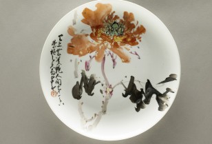 巨匠2人のエキシビション「Porcelain and Painting」沙田