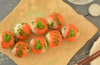 キレイをつくるレシピ帳 第42回「菜の花とサーモンの手毬寿司」